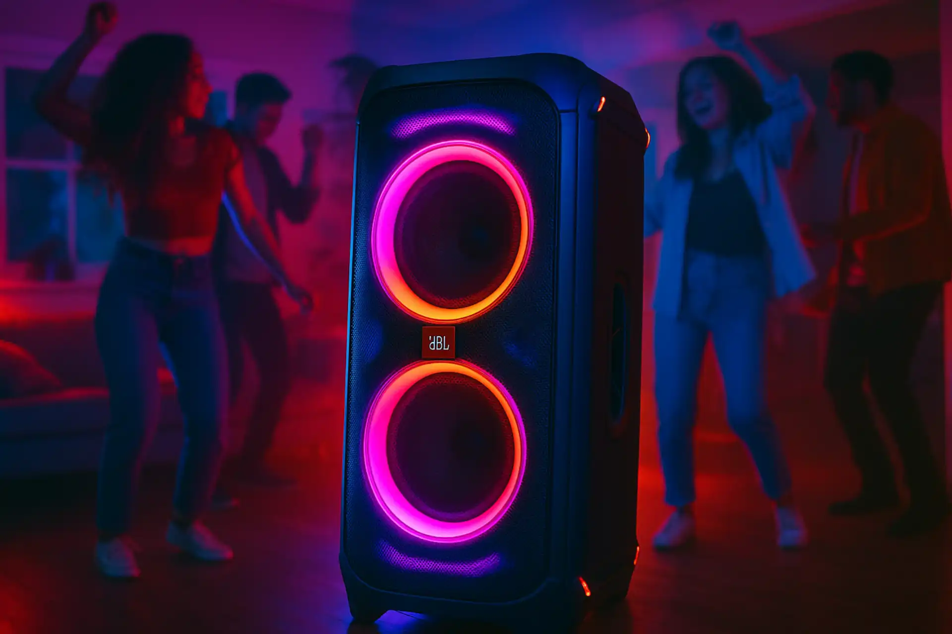 JBL PartyBox 710 caixa de som potente com show de luzes disponível na Manetão Celulares