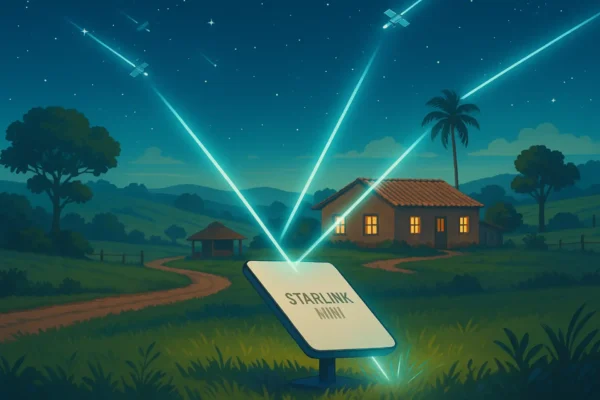 Internet via satélite em qualquer lugar: conheça o Starlink Mini
