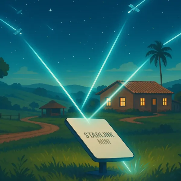 Internet via satélite em qualquer lugar: conheça o Starlink Mini
