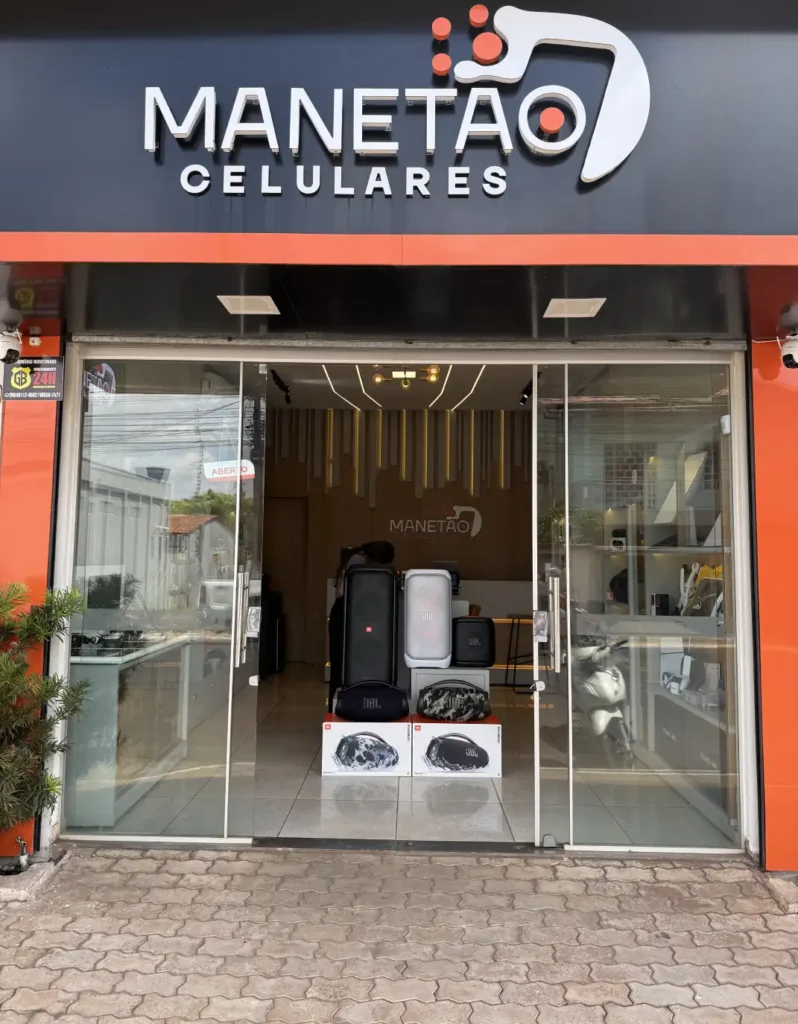 Fachada da loja Manetão Celulares em Porto Franco - MA